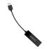 UTJ-U2 USB3.0 to RJ45 10M/100 Lan Network Card Cable 10cm Gigabit Ethernet Adapter Black