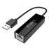 UTJ-U2 USB3.0 to RJ45 10M/100 Lan Network Card Cable 10cm Gigabit Ethernet Adapter Black