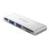 CLH-X6 USB C HUB 5IN1 with 4K HDMI, Type-C with 60W PD Charging