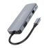 MC-U111P USB C HUB 11IN1 USB Type C / ThunderBolt3 Male HDMI,VGA Resolution 4K 30Hz ,VGA 1920*1080P 60Hz Aluminum