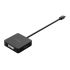 XD-MDFHDV 3in1 Mini DP to HDMI VGA DVI Video Adapter Cable 15cm Male To Famale Converter Black