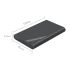 2521C3-CX 2.5 Inch USB3.1 GEN1 Type-C Portable Enclosure Black