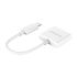 2LT 2in1 Charging & Audio Adapter Charging Current 2Amax for Phone (8 Pin to 8 Pin 3.5mm)