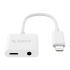 2LT 2in1 Charging & Audio Adapter Charging Current 2Amax for Phone (8 Pin to 8 Pin 3.5mm)