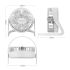 FT1-2 Mini Desk Fan Portable USB Material ABS shell + PP fan 5V,USB power supply