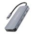 MC-U111P USB C HUB 11IN1 USB Type C / ThunderBolt3 Male HDMI,VGA Resolution 4K 30Hz ,VGA 1920*1080P 60Hz Aluminum