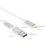 CCUZ10 USB C to USB C & USB A Dual-Connector Data Cable Cable 50cm/100cm For PC Laptop MacBook 2017 Galaxy S9 Huawei