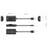 SC2 USB2.0 TO External Sound Card Mute Switch,Volume Adjustment Mic Speaker Headset Audio Jack 3.5mm Cable Adapter Black