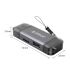 3CR61 Card Reader 6IN1 Type-C/Micro USB/USB3.0 to Card Reader Plastics ABS