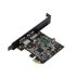 PNU3539-U3E USB3.0+eSATA PCI-E Express PCI Express to USB3.0 Adapter Card For Desktop PC Black