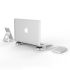 ANS1 USB3.0 HUB With Laptop Stand Aluminum Portable for MacBook Pro USB Splitter Adapter
