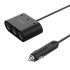 MP-2U3S 3 Ports Car Charger Input DC 12/24V Output Single Intelligent Recognition 5V2.4A*2, Total Output 5V3.1A 15.5W,3 12V-24V