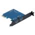PVU3-2O2I 2 ports USB3.0 PCI-E express card + 20 Pin Inside PCI Express to USB3.0 Adapter Card For Desktop PC Black