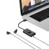 SC2 USB2.0 TO External Sound Card Mute Switch,Volume Adjustment Mic Speaker Headset Audio Jack 3.5mm Cable Adapter Black