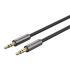 AM-M2 3.5mm M to M Audio Cable (AUX) Audio Port Outer Diameter 4.0mm Cable 0.5m/1M Color Black