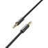 AM-M2 3.5mm M to M Audio Cable (AUX) Audio Port Outer Diameter 4.0mm Cable 0.5m/1M Color Black