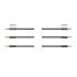 AM-M2 3.5mm M to M Audio Cable (AUX) Audio Port Outer Diameter 4.0mm Cable 0.5m/1M Color Black