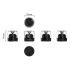 BS6 Mini Bluetooth Speaker Portable Wireless Speaker TF AUX Microphone Transparent Speaker