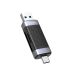 CD2D-AC3 Card Reader Memory Portable Smart Card Reader to SDXC, SDHC, MMC Memory Card Adapter Accessories Black