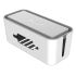CMB-18 power socket Protection ,storage Box, Cable Management Box for Surge Protector Color White