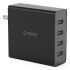 4 USB Charging Ports Output 5V2.4A Overload Protection, Surge Protection, Leakage Protection, etc