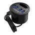 DESK-4U USB HUB 4 Ports Desktop Grommet Black