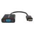 DHTV-C20 HDMI A to VGA Adapter Cable 15cm Audio & Video Convertor