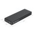 M2PAC3-G20 USB3.2 20Gbps M.2 NVMe SSD Enclosure Gray