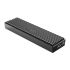 M2PV-C3 Type-C M.2 NVME SSD Mobile Enclosure Aluminum Alloy USB3.1 10Gbps External Solid State Drive Box Case for 2230 2242 2260 2280 Black