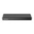 M2PV-C3 Type-C M.2 NVME SSD Mobile Enclosure Aluminum Alloy USB3.1 10Gbps External Solid State Drive Box Case for 2230 2242 2260 2280 Black