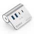 M3CU2-G2-05 HUB 4-PORTS USB3.2 10Gbps Silver 2 Years Warranty