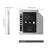 M95SS Laptop Hard Drive Caddy for Optical Drive 7mm/9mm HDD and SSD with 2.5-inch SATA, support 2TB capacity Aluminum