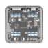 MH4U-U3 USB HUB 4 Ports USB3.0 Transparent PC