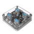 MH4U-U3 USB HUB 4 Ports USB3.0 Transparent PC