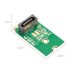 M2TS7P SATA 7PIN To M.2 SATA B-Key Supported 22x44 Size Green
