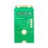 M2TS7P SATA 7PIN To M.2 SATA B-Key Supported 22x44 Size Green