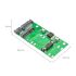 S22PTMS mSATA to 2.5 Inch SATA 22PIN Adapter For Desktop PC Green