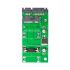 S22PTMS mSATA to 2.5 Inch SATA 22PIN Adapter For Desktop PC Green