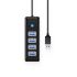 PW4U-U3 4 Ports USB-A To USB3.0 HUB 5Gbps Black 2 Years Warranty