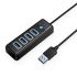 PW4U-U3 4 Ports USB-A To USB3.0 HUB 5Gbps Black 2 Years Warranty