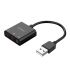 SKT3 USB2.0 TO External Sound Card Mic Speaker Headset Audio Jack 3.5mm Cable Adapter