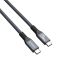 TBZ4-08 Thunderbolt 4 PD 100W 40Gbps Data Cable Grey 2 Years Warranty (TBZ4-08-GY-BP)