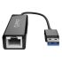 UTJ-U3 USB3.0 to RJ45 10M/100/1000M Lan Network Card Cable 10cm Gigabit Ethernet Adapter Black