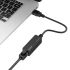 UTL-U2 USB2.0 to RJ45 10M/100 Lan Network Card Cable 10cm Gigabit Ethernet Adapter Black