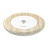 WOC1 Qi Wireless Charger Output 5V Quick Charger Wireless Charging Pad Distance: 8mm White + Wood-grain