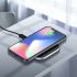 WOC6 Qi Wireless Charger Ultra-thin Output 5V 9V Quick Charger Wireless Charging Pad Distance: 8mm Silver/Black