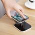 WOC6 Qi Wireless Charger Ultra-thin Output 5V 9V Quick Charger Wireless Charging Pad Distance: 8mm Silver/Black