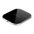 WOC6 Qi Wireless Charger Ultra-thin Output 5V 9V Quick Charger Wireless Charging Pad Distance: 8mm Silver/Black