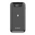 WR10 10000mAh Lithium Polymer USB-A*2 (5V2A), Wireless charging (5V1A) Wireless Charging Smart Power Bank with Display Screen Grey