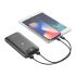 WR10 10000mAh Lithium Polymer USB-A*2 (5V2A), Wireless charging (5V1A) Wireless Charging Smart Power Bank with Display Screen Grey